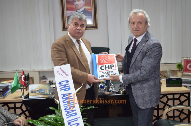 CHP İlçe Teşkilatından Ziraat Odasına ziyaret