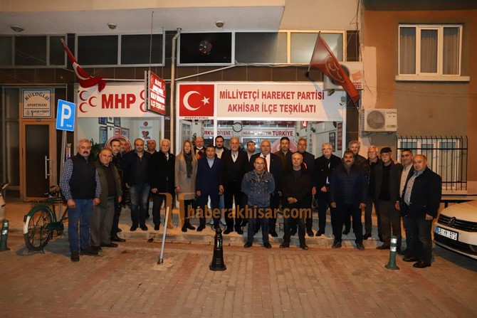 ATSO’dan MHP Akhisar İlçe Teşkilatına Ziyaret