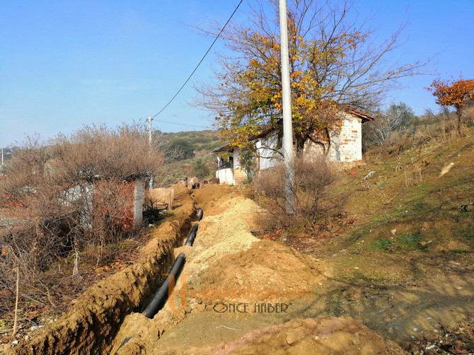 Küçükhasköy’de Kanalizasyon Sıkıntısına Son Verildi