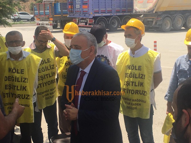 Bakırlıoğlu Ankara’da Soma’lı İşçileri Karşıladı
