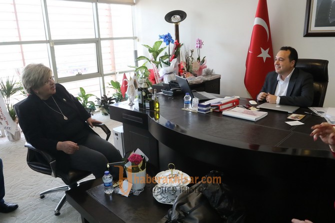 Atatürkçü Düşünce Derneğinden, Belediye Başkanı Besim Dutlulu’ya ziyaret