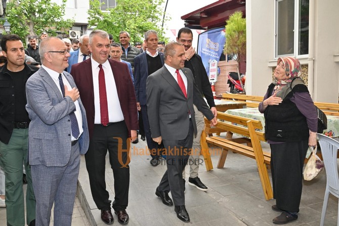 Başkan Ergün ve MHP Heyetine Akhisar’da Coşkulu Karşılama