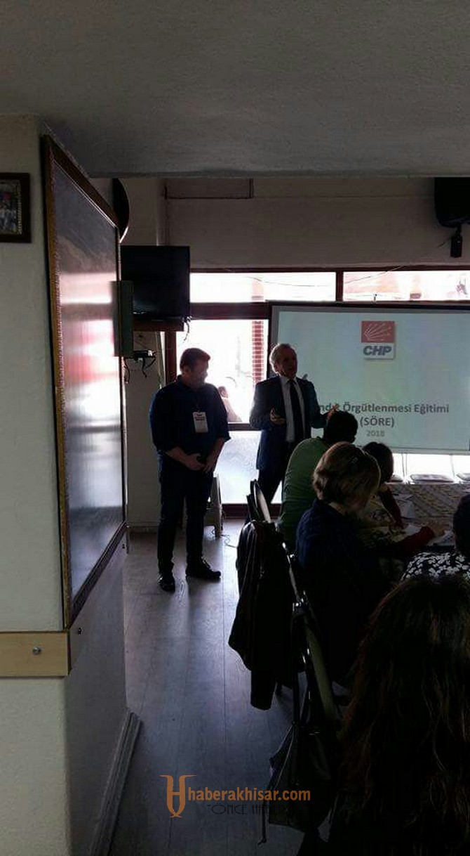 CHP İlçe Teşkilatı Sandık Örgütlenme Eğitimine Başladı