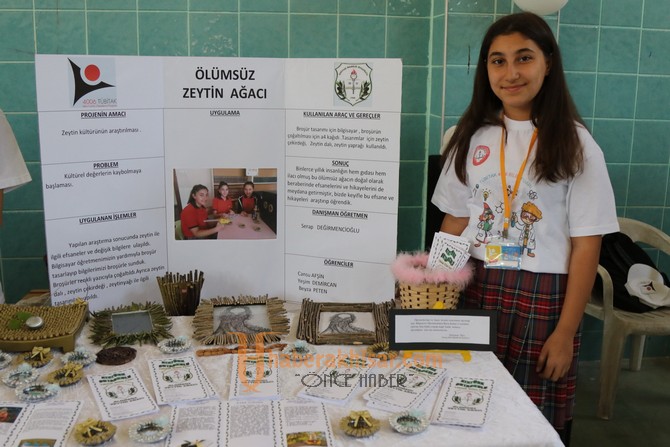 Akhisar Atatürk Ortaokulu TÜBİTAK sergisi görülmeye değerdi