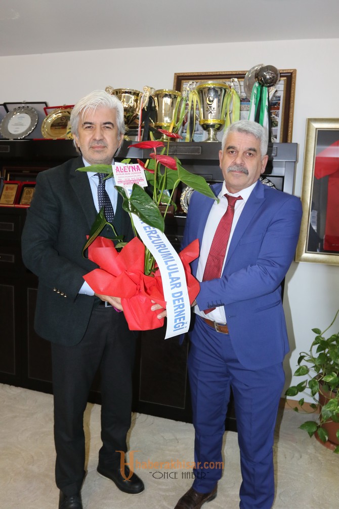Akhisarlı Erzurumlular Derneğinden, Belediye Başkanına ziyaret
