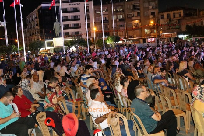 Akhisar’da 15 Temmuz Demokrasi ve Milli Birlik Günü kutlandı