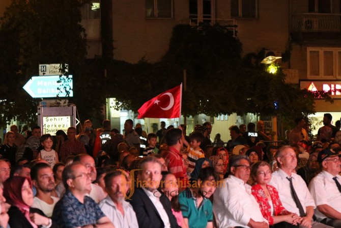 Akhisar’da 15 Temmuz Demokrasi ve Milli Birlik Günü kutlandı