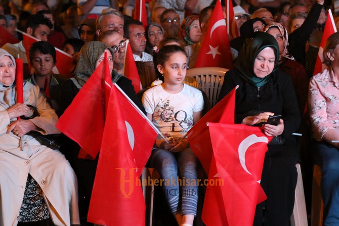 Akhisar’da 15 Temmuz Demokrasi ve Milli Birlik Günü anıldı
