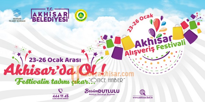 Akhisar Alışveriş Festivali programı belli oldu