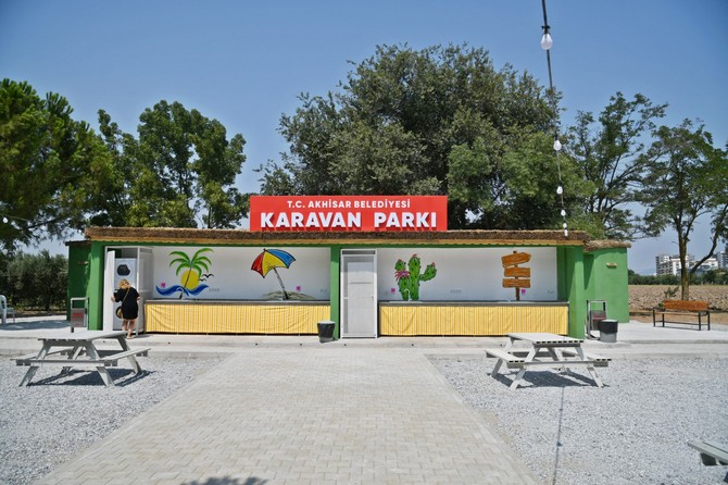 Akhisar’da Karavan Parkı Hizmete Başladı