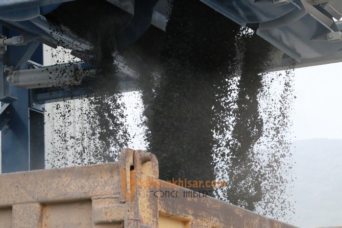 Akhisar Belediyesi asfalt plenti deneme üretimi başladı