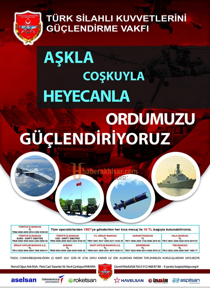 Biriktirdikleri Harçlıklarını Türk Silahlı Kuvvetlerini Güçlendirme Vakfına Bağışladılar