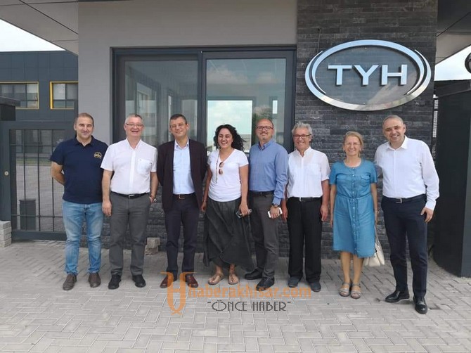 Özel ve Bakırlıoğlu'ndan Organize Sanayi Bölgesi ve TYH Fabrikasına Ziyaret