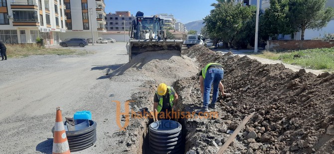 Atatürk Mahallesinde Ek Yağmursuyu Hattı Çalışmaları Tamamlandı