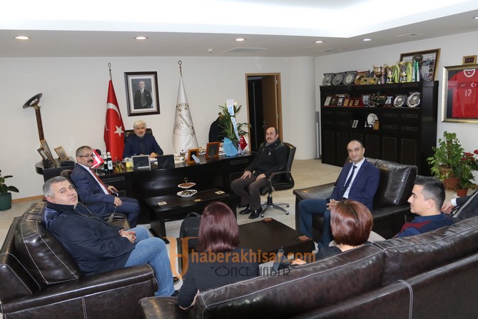 Türk Eğitim-Sen Akhisar teşkilatından, Başkan Hızlı’ya ziyaret