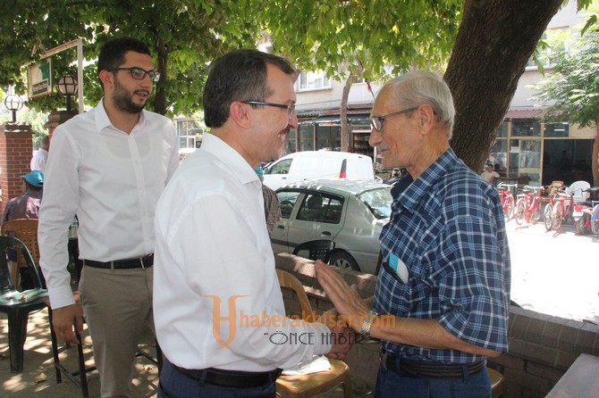Milletvekili Uğur Aydemir, seçim çalışmalarını esnaf ziyareti ile noktaladı