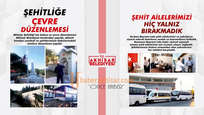 Akhisar Belediyesi 500 Günlük Hizmetlerini Duyurdu