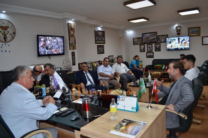 Yeniden Refah Partisinden Akhisar Ziraat Odasına Ziyaret