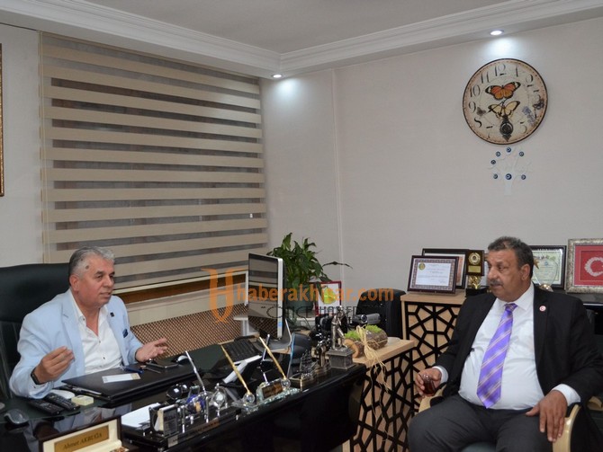 Yeniden Refah Partisinden Akhisar Ziraat Odasına Ziyaret
