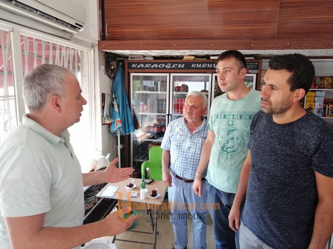Milletvekili Bakırlıoğlu Akhisar Merkez Çarşı İnşaatını İnceledi