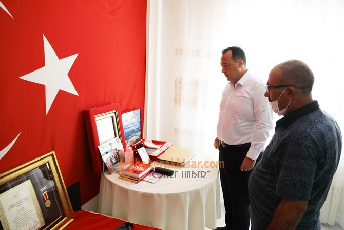Başkan Dutlulu, Kurban Bayramı’nda Şehit Ailelerini Unutmadı